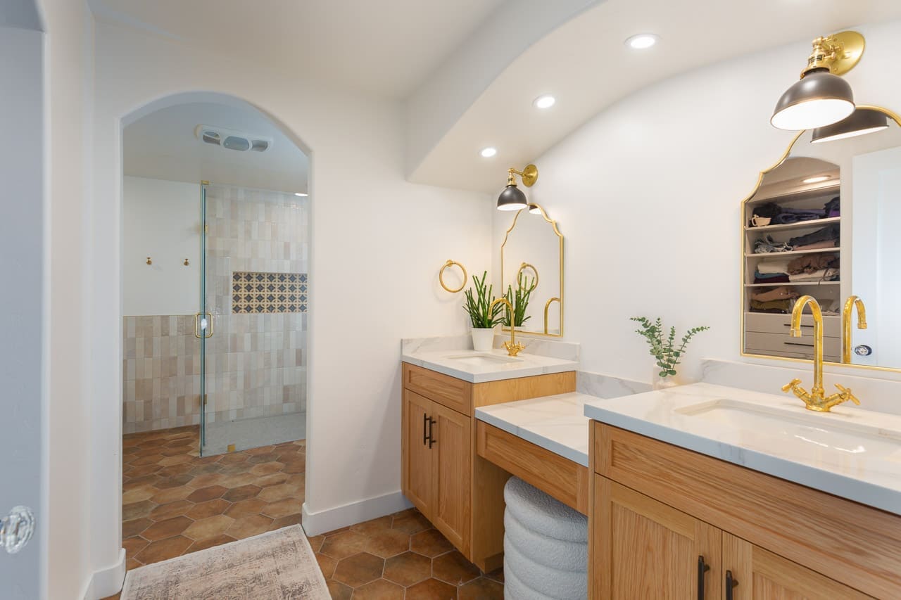 Bright remodeled interior of a renovated South Florida home